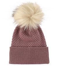 MP Beanie w. Pom-Pom - Oslo - Wool - Rose