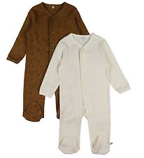 Pippi Baby Jumpsuit - Nightsuit - 2-Pack - Tinsel