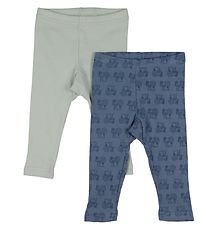 Pippi Baby Leggings - 2er-Pack - Blue Mirage