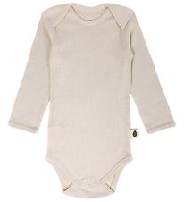 Pine Cone Bodysuit l/s - Pointelle Dot - Natura