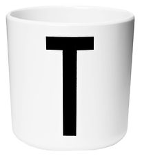 Design Letters Mugg - Vit m. T