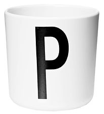 Design Letters Cup - White w. P