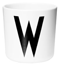 Design Letters Cup - White w. W