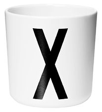 Design Letters Cup - White w. X