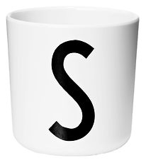 Design Letters Cup - White w. S