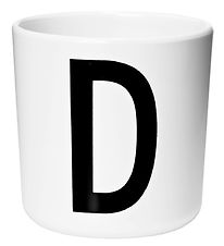 Design Letters Tasse - Blanc av. D