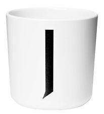 Design Letters Tasse - Blanc av. J