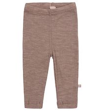 Smallstuff Leggings - Wolle - Rib - Soft Powder