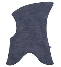 Smallstuff Balaclava - Ull - Dubbel - Denim Melange