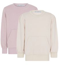 Minymo Sweatshirt - 2er-Pack - Violet Ice