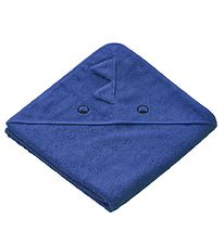 Liewood Hooded Towel - 100x100 cm - Augusta - Dino Surf Blue