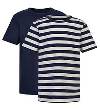 Minymo T-Shirt - 2er-Pack - Marshmallow
