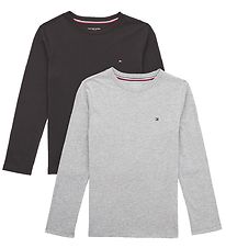 Tommy Hilfiger Blouse - 2-Pack - Medium+ Grey Heather/Black