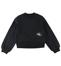 Calvin Klein Sweat-shirt - Recadr - Monogramme dsactiv - Noir