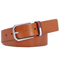 Tommy Hilfiger Belt - Flag Belt - 3.5 cm - Natural Cogn