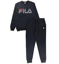 Fila Pyjama Set - Black