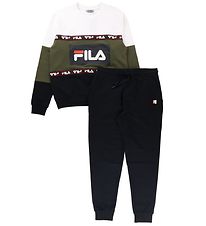 Fila Pyjama Set - Black/white