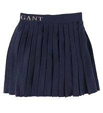GANT Skirt - Pleated Knitted - Evening Blue