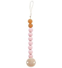 Hevea Dummy Clip - Natural Rubber - Powder Pink