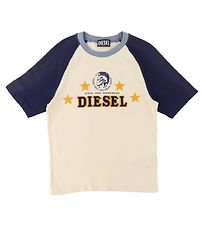 Diesel T-Shirt - Turry D4D termin - Beige/Blue