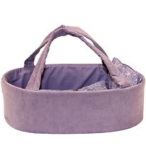 MaMaMeMo Berceau Suspendu - Velours Ctel - 35 cm - Lavender