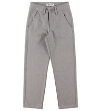 Hound Trousers - Fashion Pants Wide - Light Grey