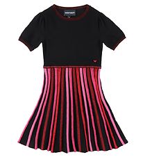 Emporio Armani Dress - Knitted - Black/Red