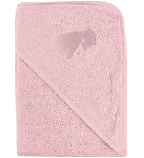 Nørgaard Madsens Baby towel - 75x75 cm. - Light Rose w. Soft Toy