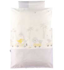 Nørgaard Madsens Bedding - Junior - White w. Grey-yellow Animal