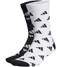 adidas Performance Socks - Graphic Sport - 2-Pack - Black/White