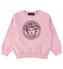 Versace Sweatshirt - Crystal Medusa - Candy m. Strassstein