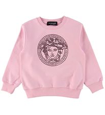 Versace Sweatshirt - Crystal Medusa - Candy w. Rhinestone