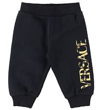 Versace Sweatpants - Black w. Logo