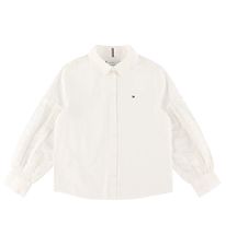 Tommy Hilfiger Bluse - Stickerei Anglais Woven - Ecru