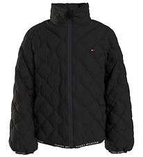 Tommy Hilfiger Padded Jacket - Binding Quilted - Black