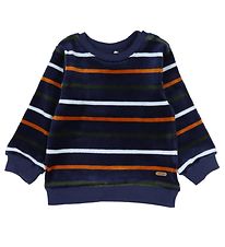 Minymo Pullover - Velours - Dark Navy