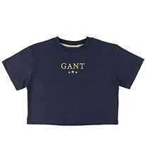 GANT T-Shirt - Sterren - Evening Blue