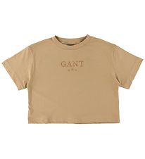 GANT T-Shirt - toiles - Dark Amande