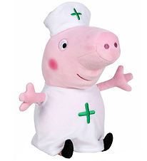 Peppa Pig Peluche - Coffret infirmire - 27 cm