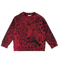 Dolce & Gabbana Sweatshirt - Tiere - Rot Leo