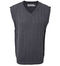 Hound Waistcoat - Knitted - Grey