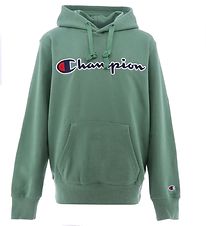 Champion Fashion Hoodie - Green w. Logo