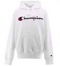 Champion Fashion Hoodie - White with Logo
