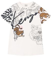 Kenzo Dress - Off White w. Print