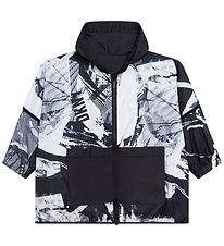 DKNY Jacket - Reversible - Black/White w. Photo print