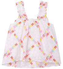 Little Marc Jacobs Top - The Baby Doll Top - White/Pastel w. Blo