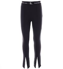 Calvin Klein Buxur - Punto borði rif - Svart