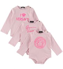 Versace Cadeaubox - Romper l/s - 3-pack - Roze