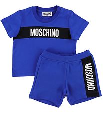 Moschino Set - T-Shirt/Shorts - Bleu