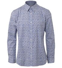 Hound Shirt - White w. Flowers